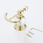 Ganci per Cappotti in Metallo Cristallo Stile Europeo Ganci Decorativi da Parete