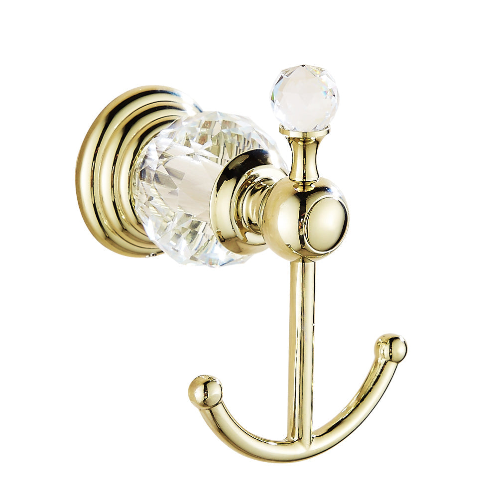 Ganci per Cappotti in Metallo Cristallo Stile Europeo Ganci Decorativi da Parete