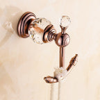 Ganci per Cappotti in Metallo Cristallo Stile Europeo Ganci Decorativi da Parete