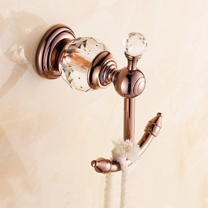 Ganci per Cappotti in Metallo Cristallo Stile Europeo Ganci Decorativi da Parete