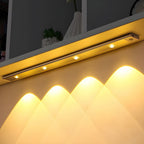 Lampada LED senza fili con sensore di movimento | Ricaricabile, dimmerabile e 3 colori