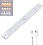 Lampada LED senza fili con sensore di movimento | Ricaricabile, dimmerabile e 3 colori