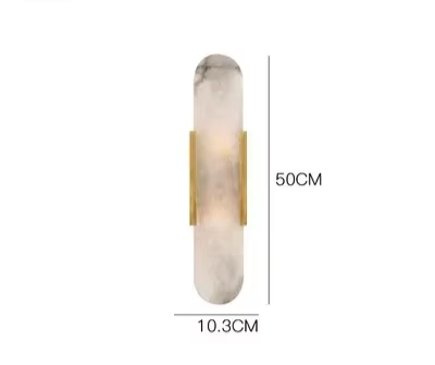 Lampada da Parete in Marmo di Lusso – Design Moderno con Illuminazione Elegante