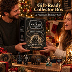 Set di Calendario Avvento Mini Bottiglie di Rum Kraken da 24 Giorni per Esposizione al Bar durante le Feste, Regalo Collezionabile per Amanti del Rum, Countdown di Natale e Decorazione Festiva