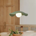 Lampada a sospensione creativa Wabi Sabi per la sala da pranzo con foglie di loto