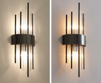AuriLux Nordic Lampada da Parete in Cristallo