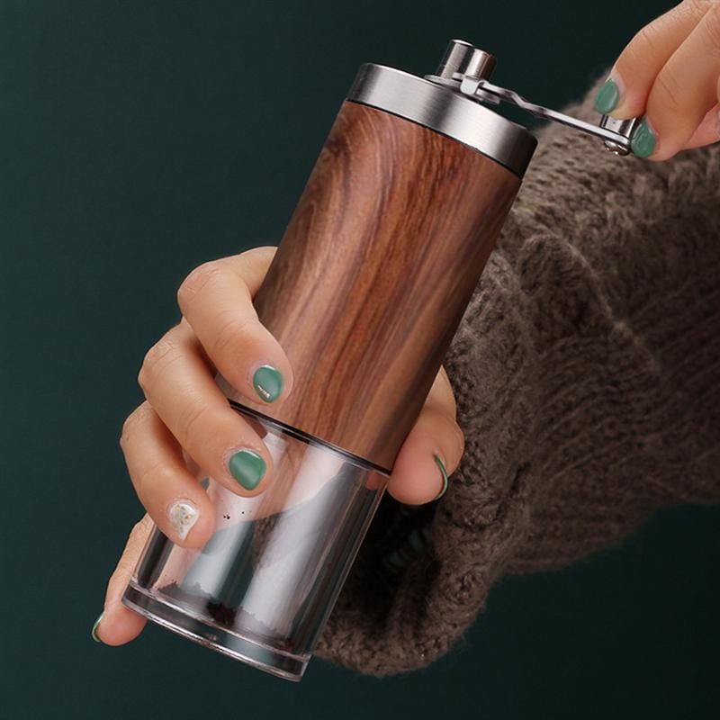 BrewMate - Macinacaffè manuale portatile con manico pieghevole per caffè fresco ovunque