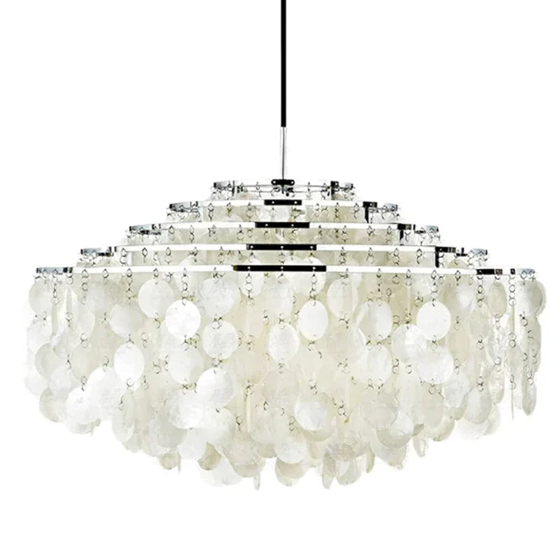 Lampadario Moderno a Forma di Conchiglia