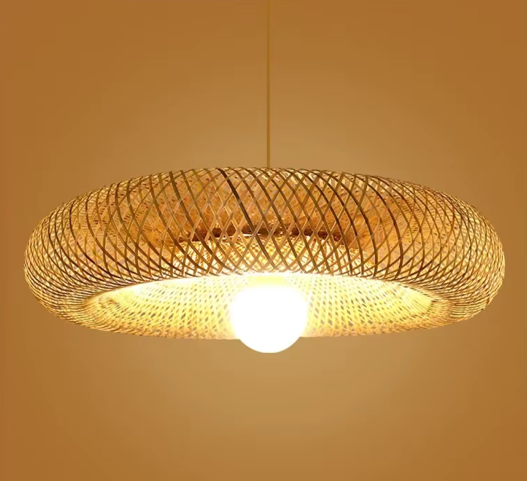 Lampada a sospensione in bambù TropicalBreeze