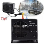 Riscaldamento Auto 12V 150W/300W – Riscaldatore e Ventilatore Ceramico per Auto