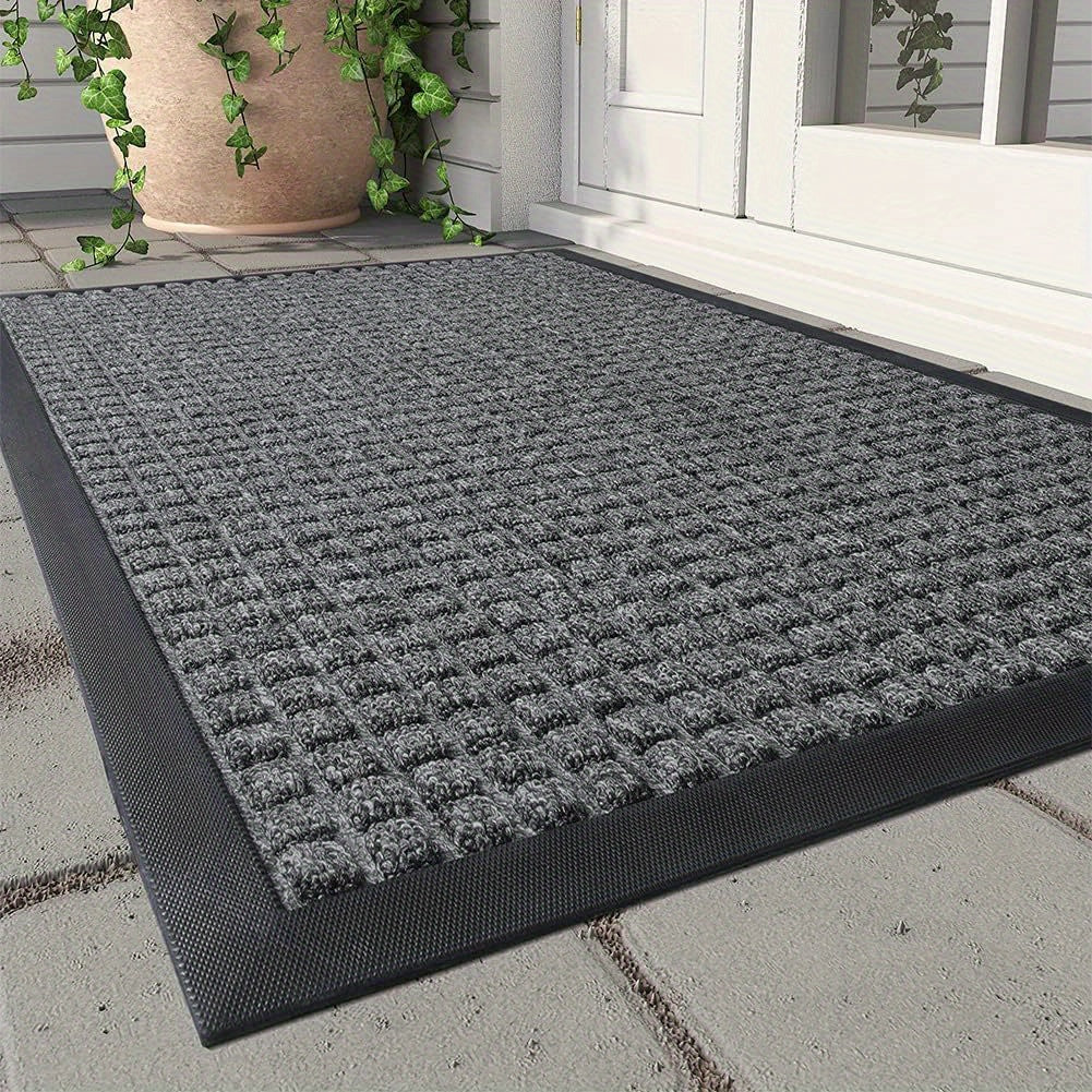 CleanStep – Tappetino d'ingresso elegante con motivo a griglia per un ingresso curato