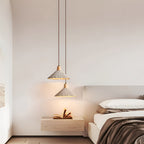 Lampada a sospensione in cemento – Design senza tempo e luce calda | Per ambienti domestici