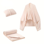 Coperta Elettrica Portatile con Funzione Cuscino – Coperta da Viaggio per Maggiore Comfort