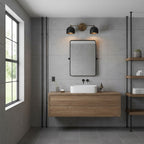 Applique da Parete in Ottone Chroma Dome per Bagno Moderno