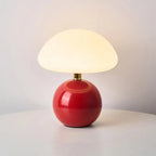 Lampada da Tavolo Moderna in Vetro a Forma di Fungo