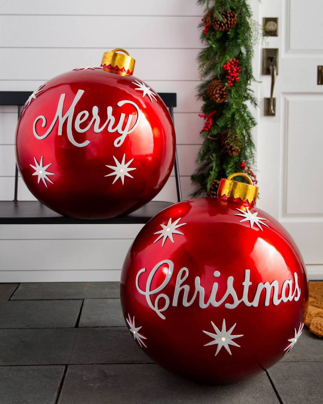 FestiGlow - pallone di Natale gonfiabile resistente alle intemperie per feste all'aperto
