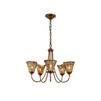 Lampadario Franklin Amber