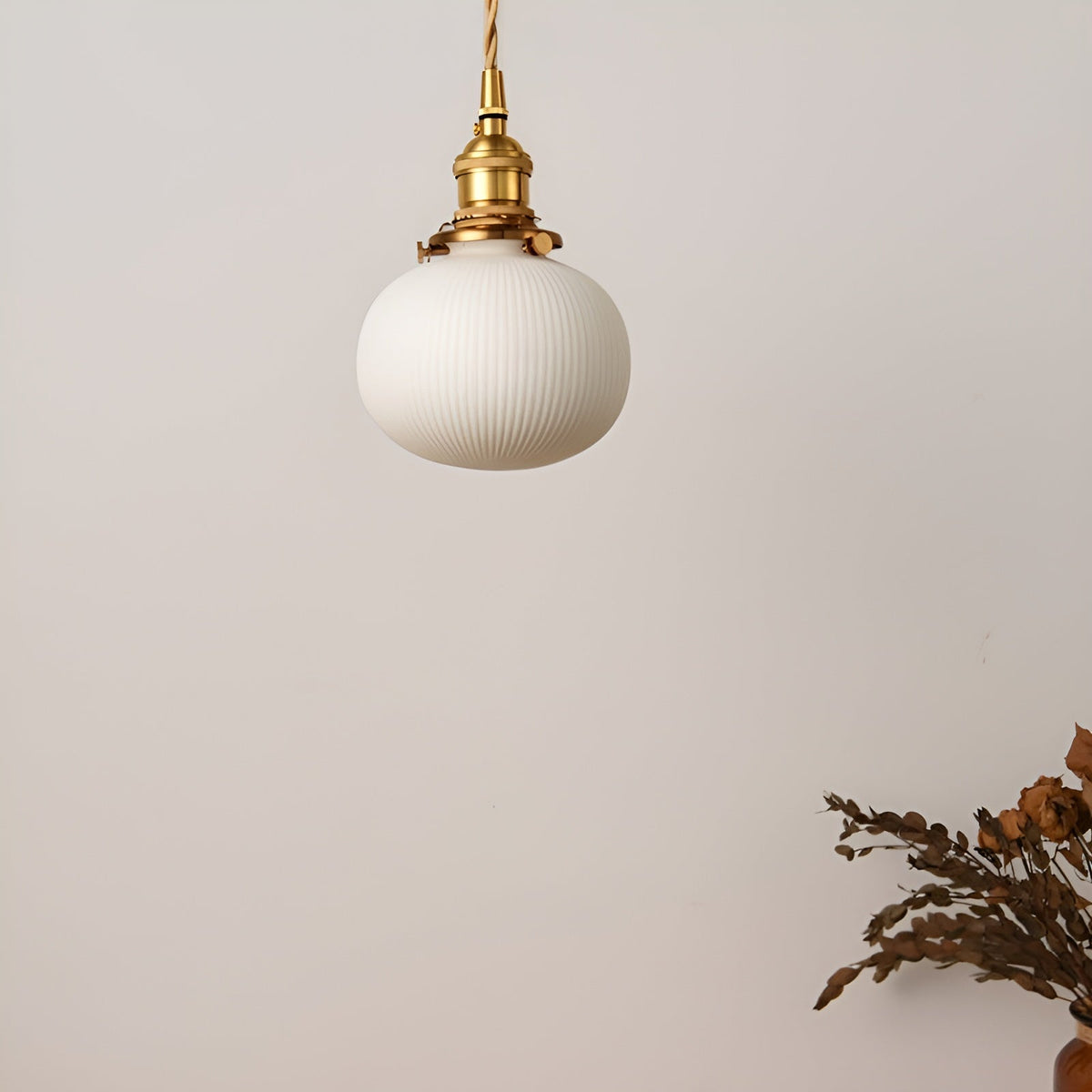 AmberZen Light – Lampada a sospensione in ceramica vintage