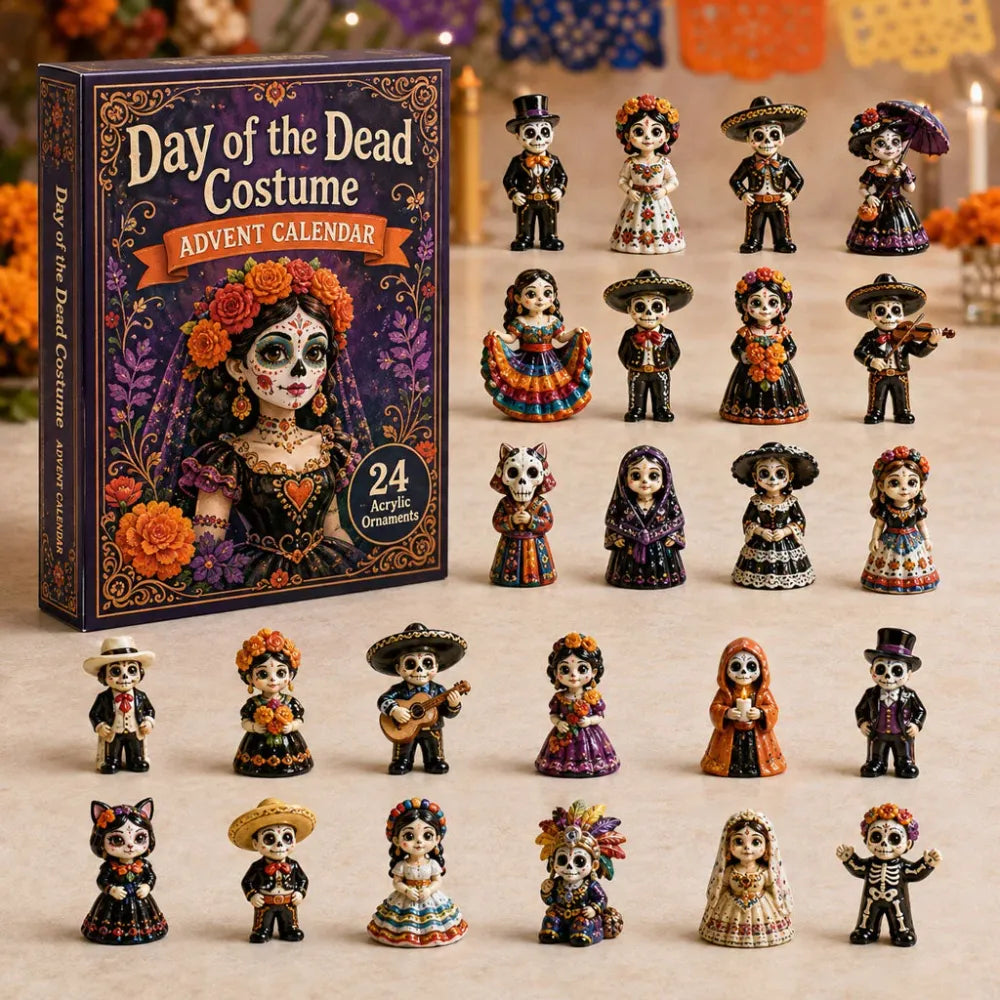 Calendario dell'Avvento del Giorno dei Morti 2026 – 24 Charms in Acrilico Blind Box
