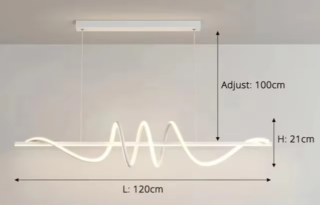 Lampada a sospensione LED dimmerabile moderna