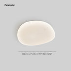 Sayu Flush Mount Ceiling Light, Pebbles Shape