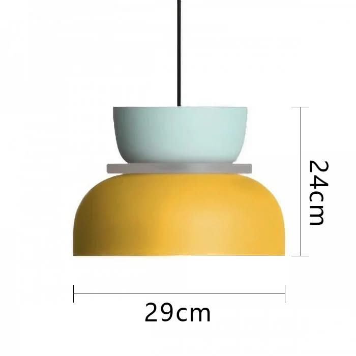 Glarefusion Nordic Simple Macaron Lampada a Sospensione in Acrilico