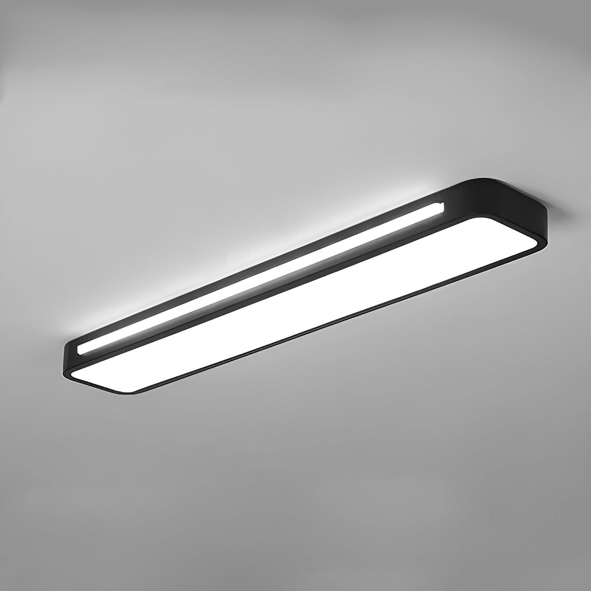 Lampada da soffitto rettangolare – Linee chiare e design moderno | Perfetta per soggiorno e zona pranzo