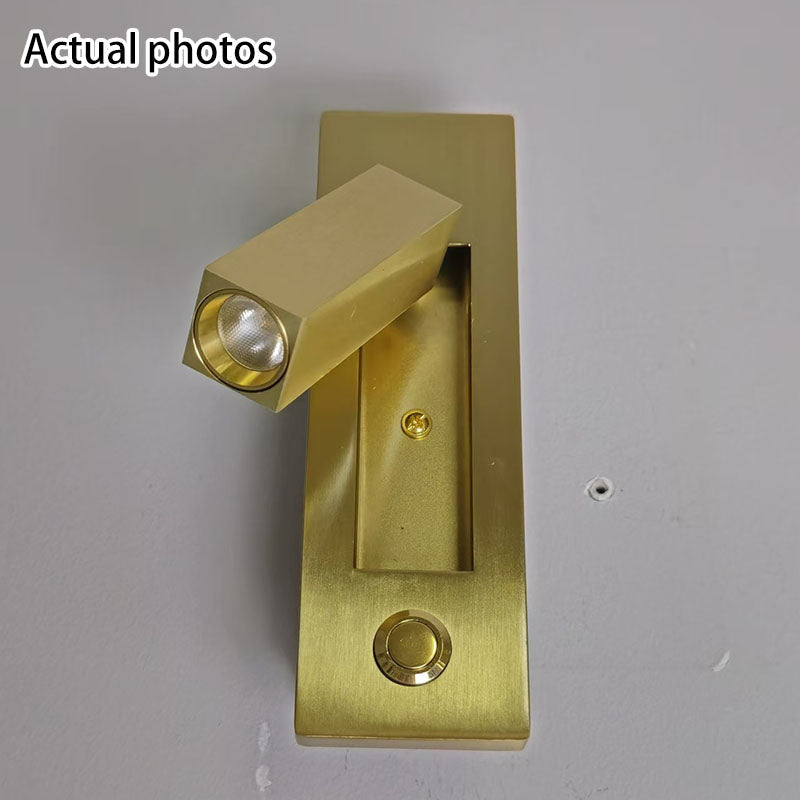 Lampada da Parete LED Incassata in Alluminio Minimalista Moderna