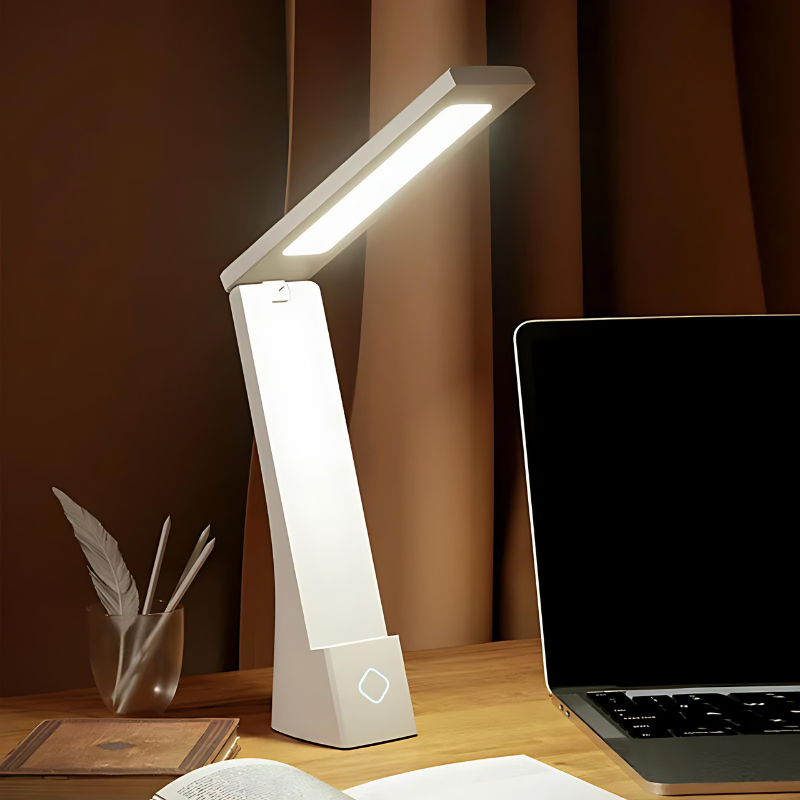 Lampada da tavolo LED pieghevole con controllo touch – Design minimalista
