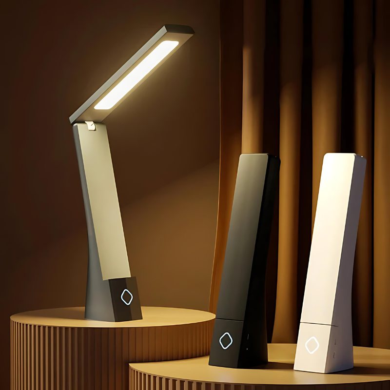 Lampada da tavolo LED pieghevole con controllo touch – Design minimalista