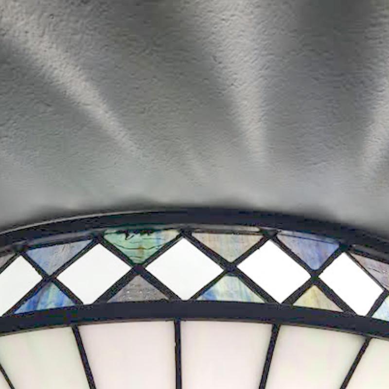 Interiors 1900 Fargo Flush Tiffany Lampada da Soffitto