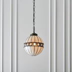 Interiors 1900 Fargo Piccola Lampada da Soffitto Tiffany Globe