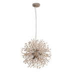 Frendorf | Lampadario Pusteblumen con perline di legno | Design Starburst Fuochi d'artificio