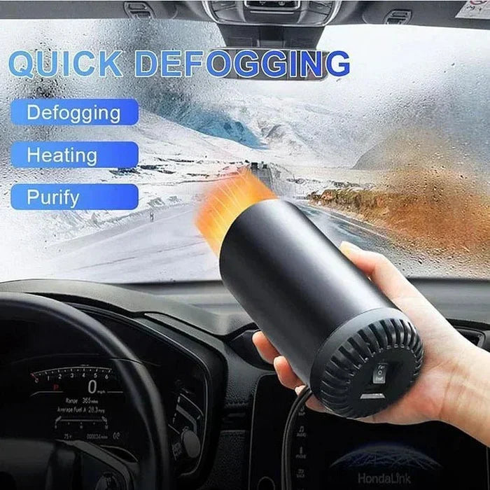 Riscaldatore Auto 12V & Deghiacciatore – Riscaldamento Compatto per Auto con Rotazione a 360°