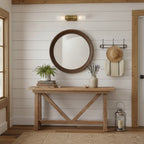 Applique da Bagno Contemporanea a Tubo in Vetro Doppio Elite