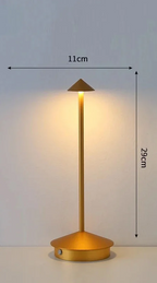 LumaTouch – Lampada da Tavolo LED Ricaricabile con Dimming Continuo