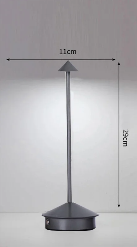 LumaTouch – Lampada da Tavolo LED Ricaricabile con Dimming Continuo