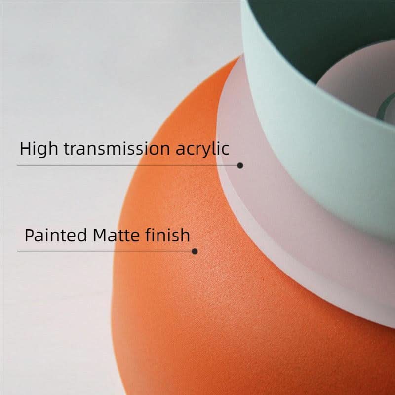 Glarefusion Nordic Simple Macaron Lampada a Sospensione in Acrilico
