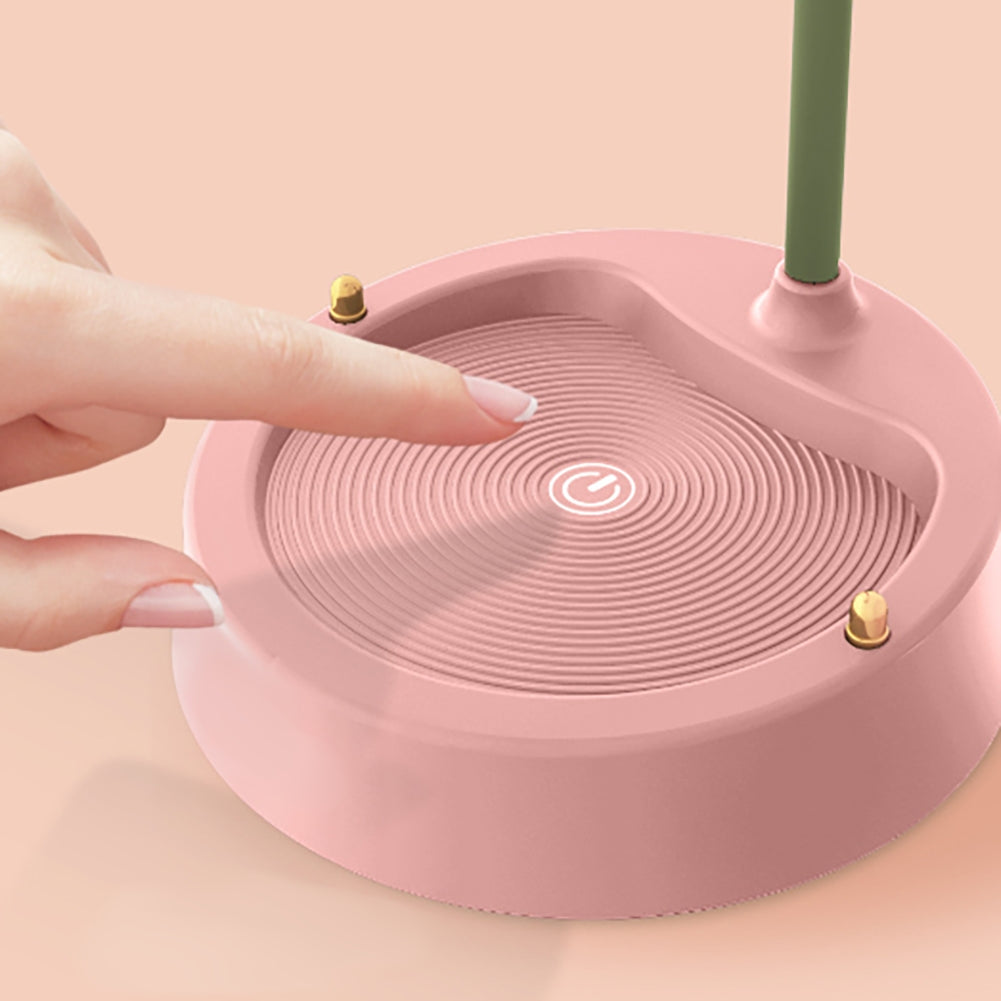 LumaPetal – Lampada da tavolo a forma di fiore con controllo touch e luce portatile in morbidi colori pastello