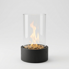 Camino da Tavolo a Bioetanolo con Effetto Fiamma Reale Design Scandinavo Moderno per Interni ed Esterni