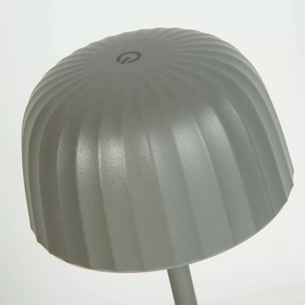 Lampada da Tavolo LED Ricaricabile da Esterno Ezra Grey