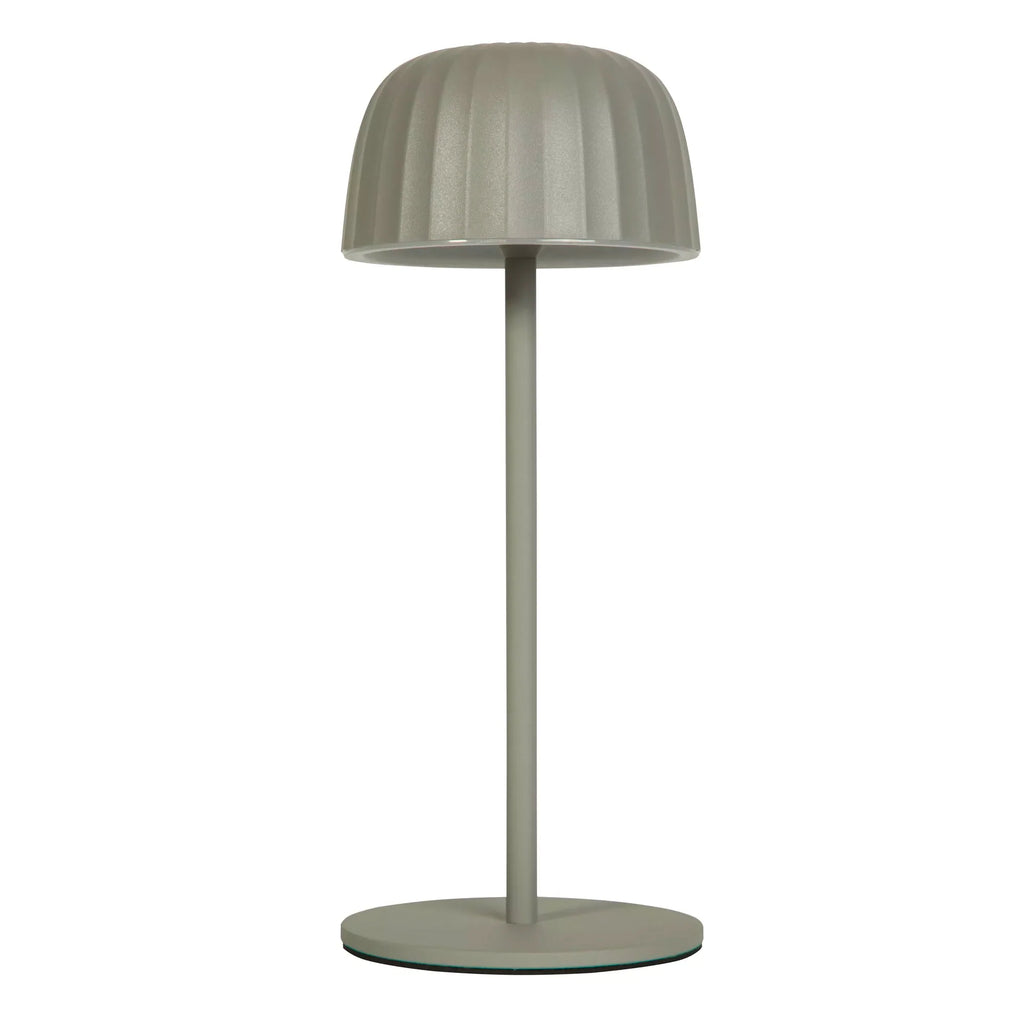 Lampada da Tavolo LED Ricaricabile da Esterno Ezra Grey