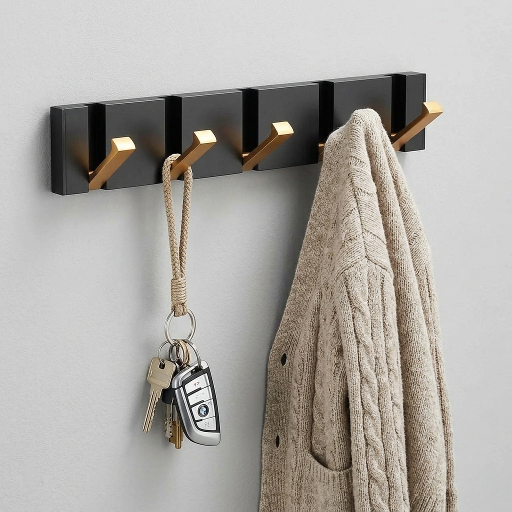 Appendiabiti da Parete Moderno in Acciaio Inossidabile