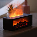 FlameMist – Umidificatore Aromaterapico con Effetto Fiamma e Luce LED