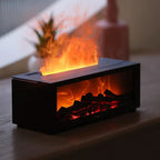 FlameMist – Umidificatore Aromaterapico con Effetto Fiamma e Luce LED