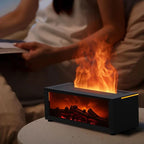 FlameMist – Umidificatore Aromaterapico con Effetto Fiamma e Luce LED