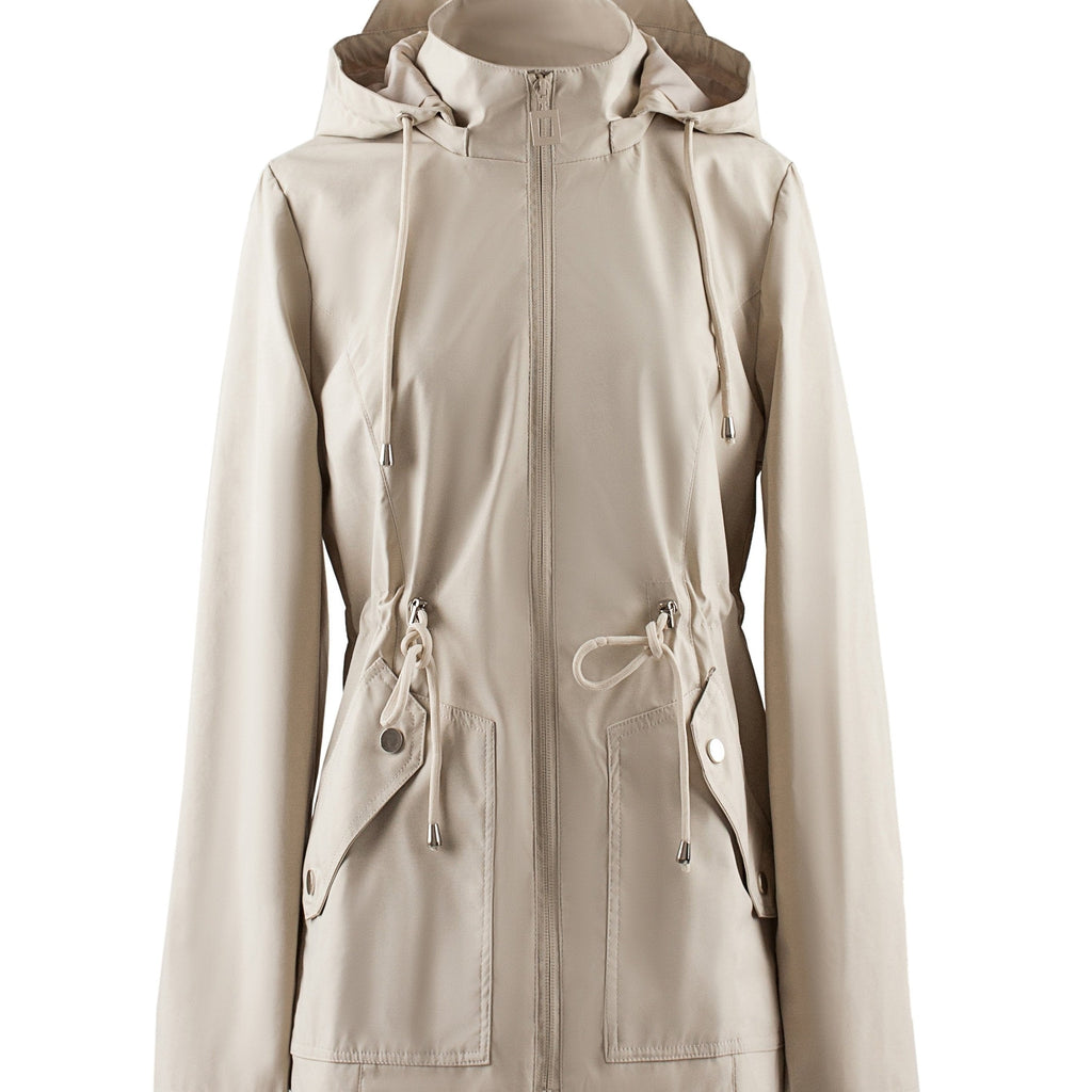 Giacca Impermeabile da Donna con Cappuccio – Giacca Antivento