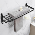 Supporto Pieghevole Con Gancio Montaggio a Parete per Bagno Porta Asciugamani