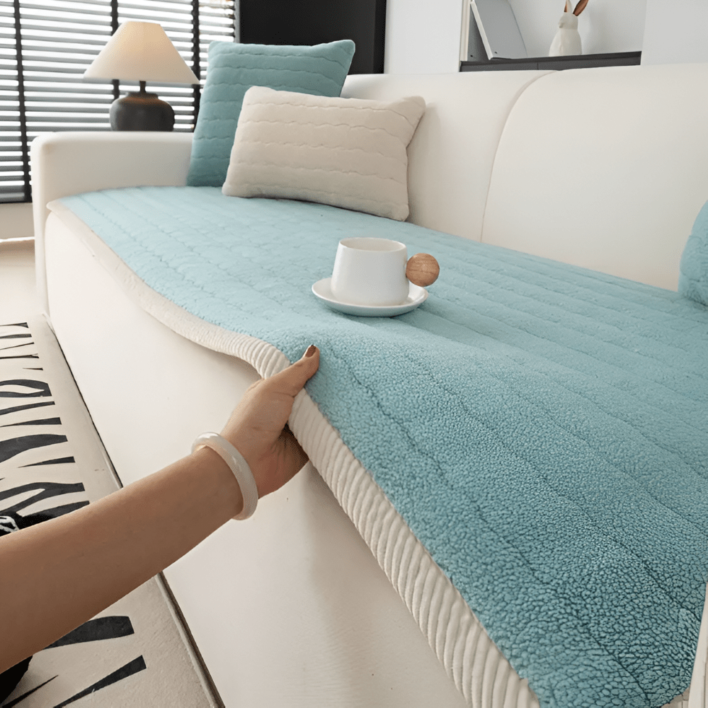 FURNICOZY – Copertura Sofà Morbida e Antiscivolo per Comfort Quotidiano Adatta agli Animali