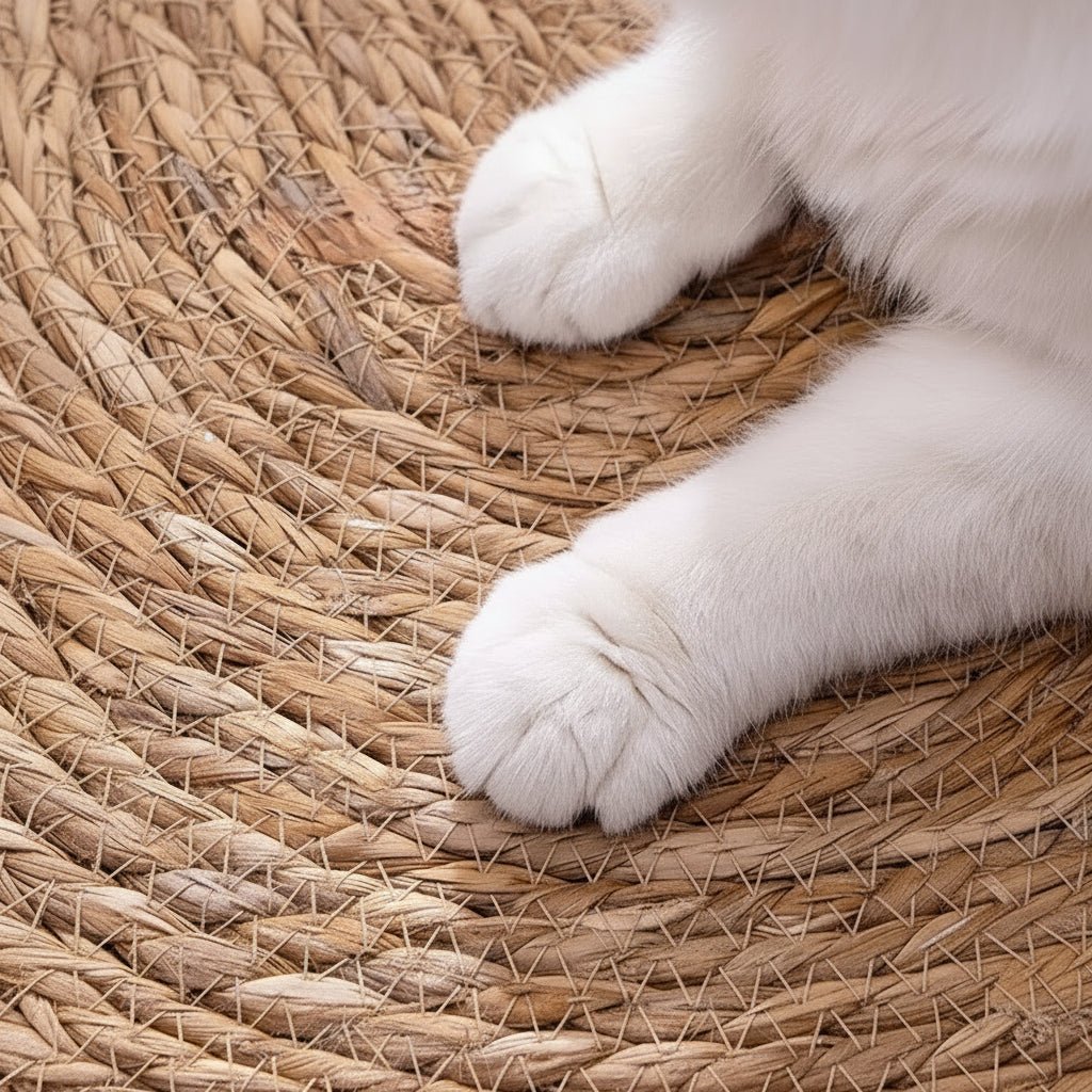 FURSHIELD – Tappetino per graffi in rattan ecologico per la sicurezza dei mobili e la cura delle unghie